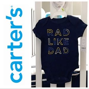 🔴SOLD🔴NWT Carter's Rad Like Dad Bodysuit